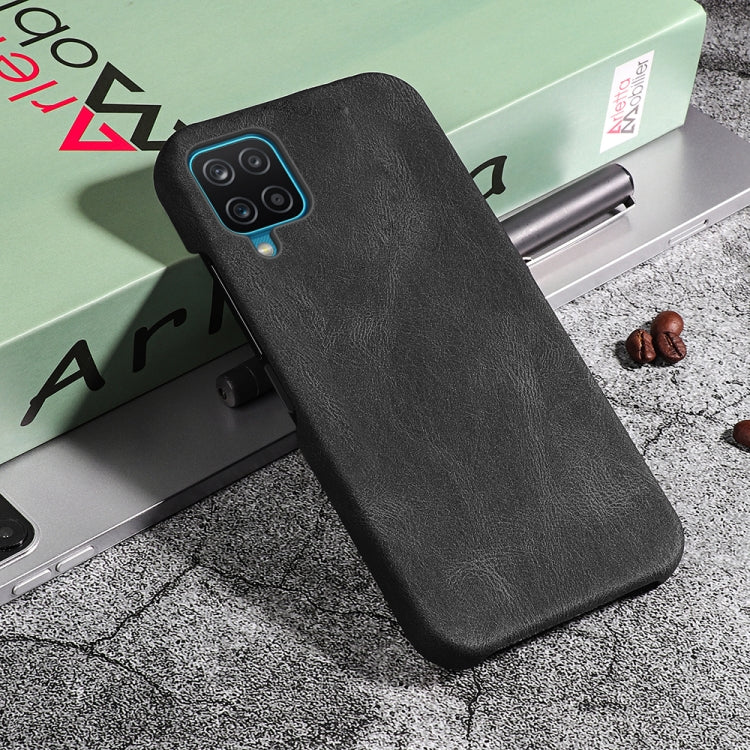 Ring Holder PU Phone Case For Samsung Galaxy A12