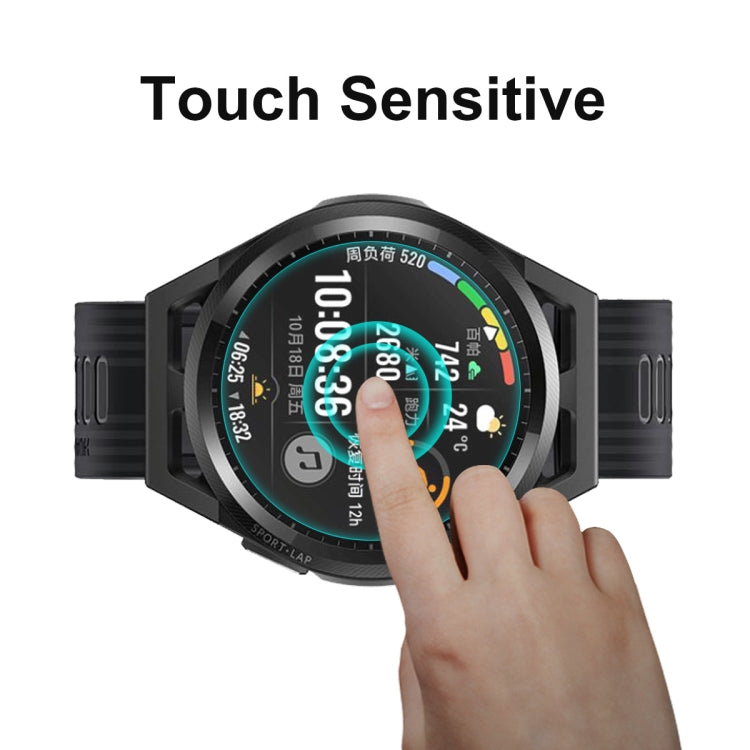 For Huawei Watch GT Runner 46mm ENKAY Hat-Prince 0.2mm 9H 2.15D Curved Edge Tempered Glass Screen Protector Watch Film