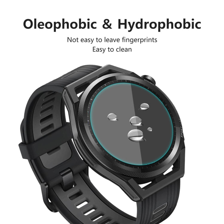 For Huawei Watch GT Runner 46mm ENKAY Hat-Prince 0.2mm 9H 2.15D Curved Edge Tempered Glass Screen Protector Watch Film
