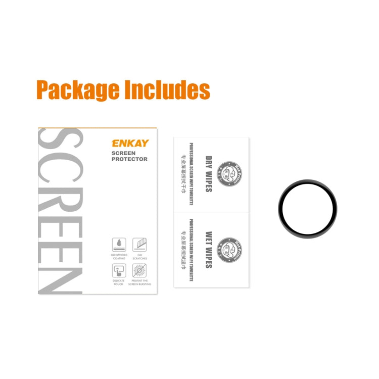 For Honor Watch GS 3 ENKAY Full Coverage Soft Curved PC Edge + PMMA HD Protector Film