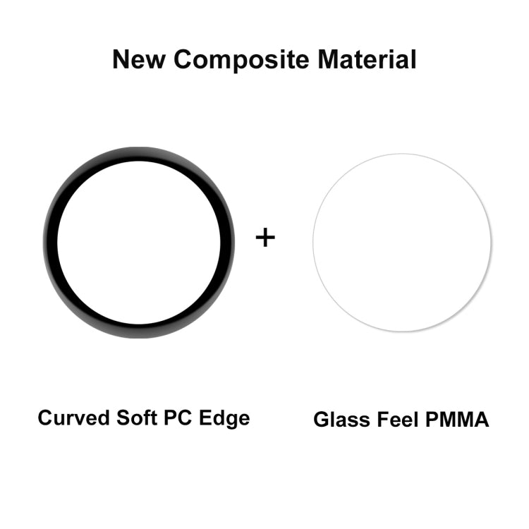 For Honor Watch GS 3 ENKAY Full Coverage Soft Curved PC Edge + PMMA HD Protector Film