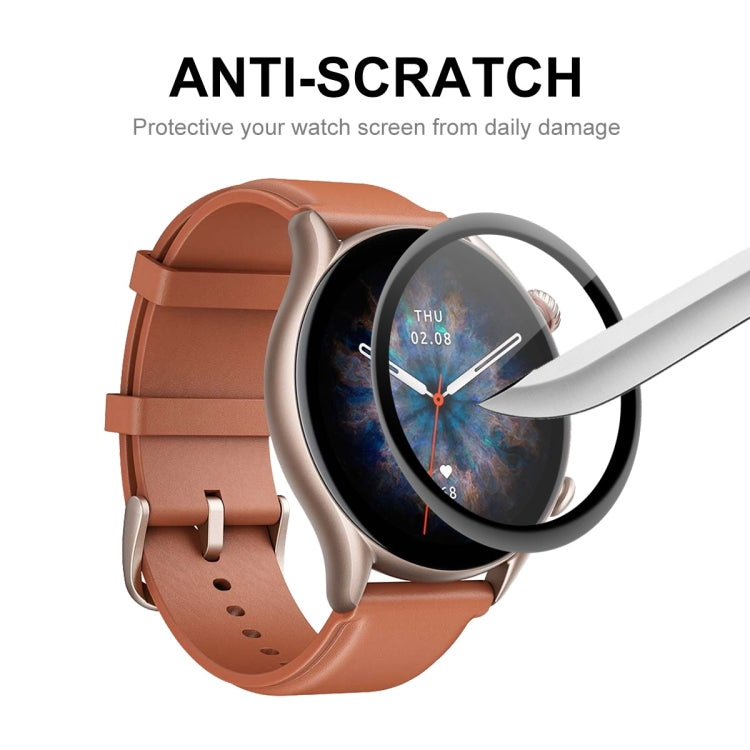 ENKAY 3D Full Coverage Soft PC Edge + PMMA HD Screen Protector Film For Amazfit GTR 3 Pro