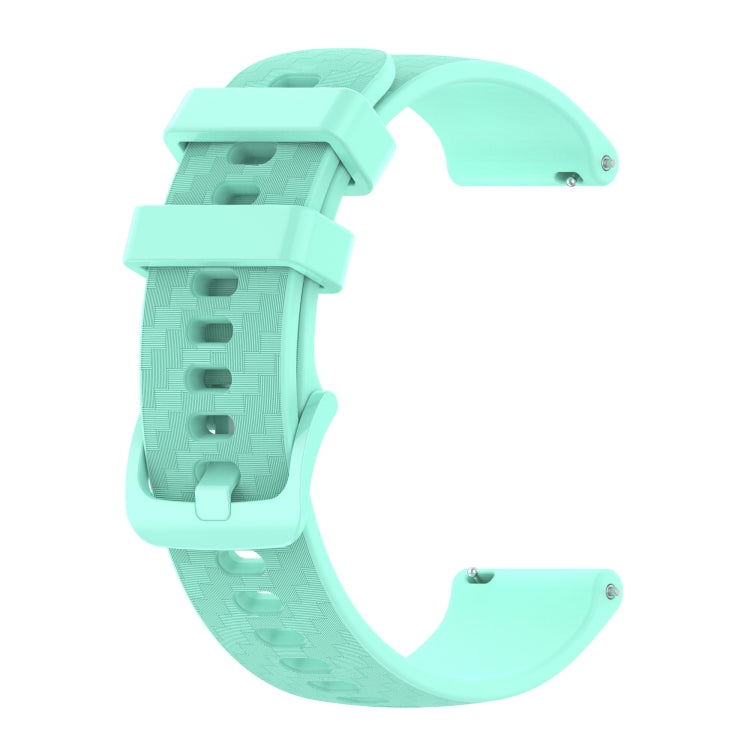 20mm Carbon Fiber Striped Silicone Strap