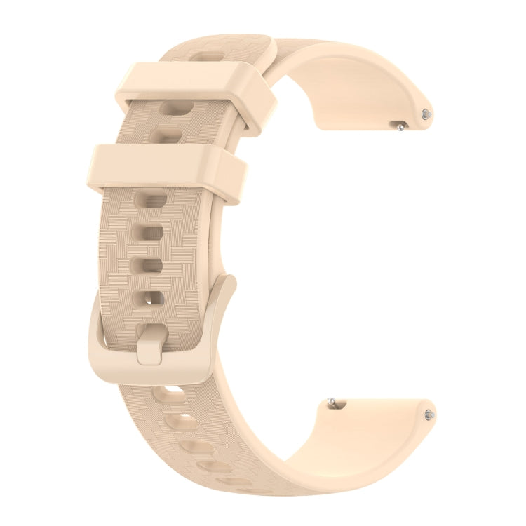 20mm Carbon Fiber Striped Silicone Strap