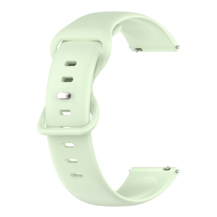20mm Solid Color Silicone Watch Band
