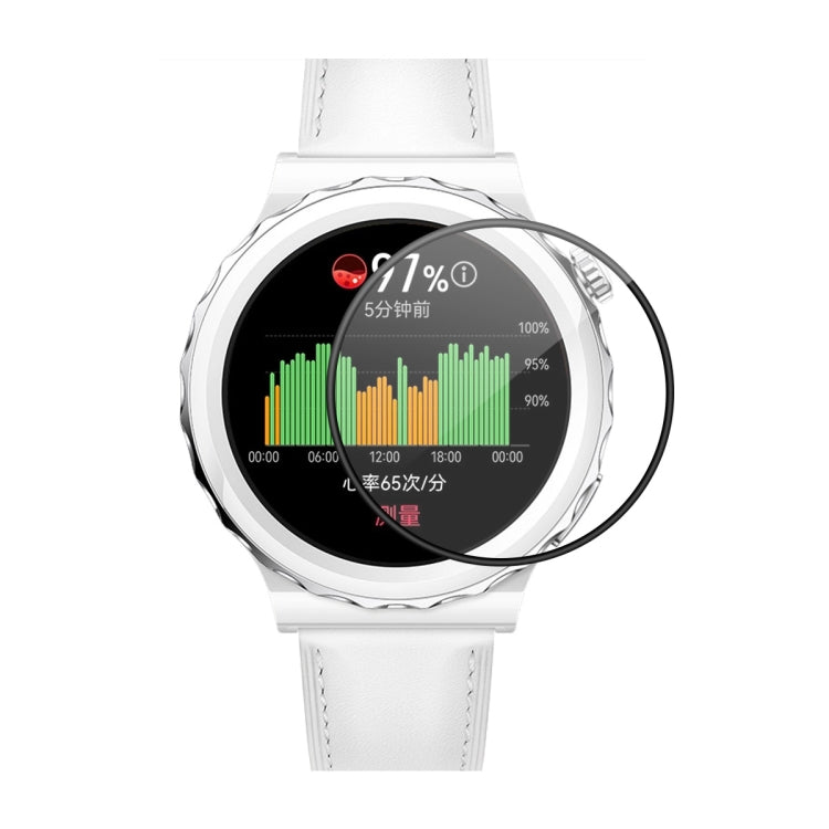For Huawei Watch GT 3 Pro 43mm ENKAY 3D Full Coverage Soft PC Edge + PMMA HD Screen Watch Film