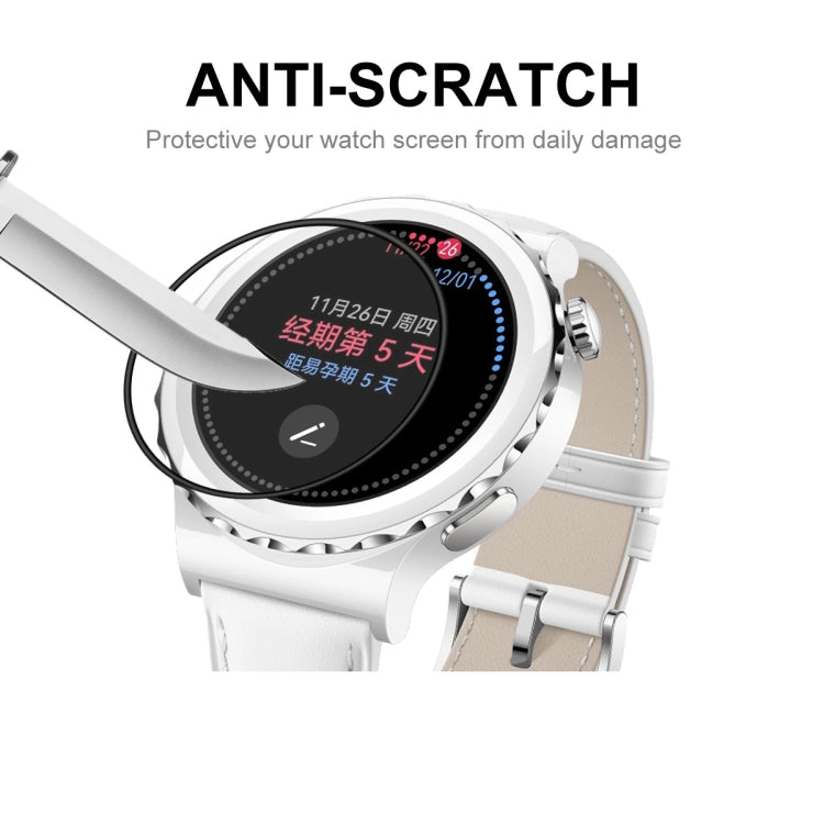 For Huawei Watch GT 3 Pro 43mm ENKAY 3D Full Coverage Soft PC Edge + PMMA HD Screen Watch Film