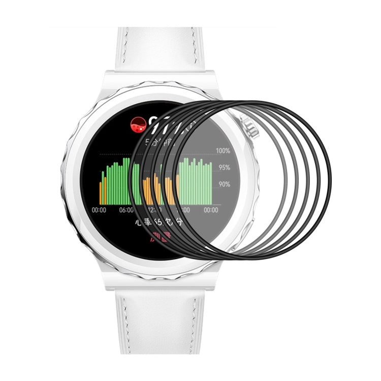 For Huawei Watch GT 3 Pro 43mm ENKAY 3D Full Coverage Soft PC Edge + PMMA HD Screen Watch Film