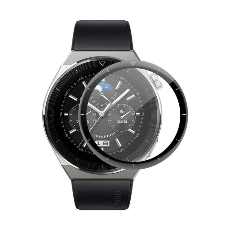 For Huawei Watch GT 3 Pro 46mm ENKAY 3D Full Coverage Soft PC Edge + PMMA HD Screen Watch Film