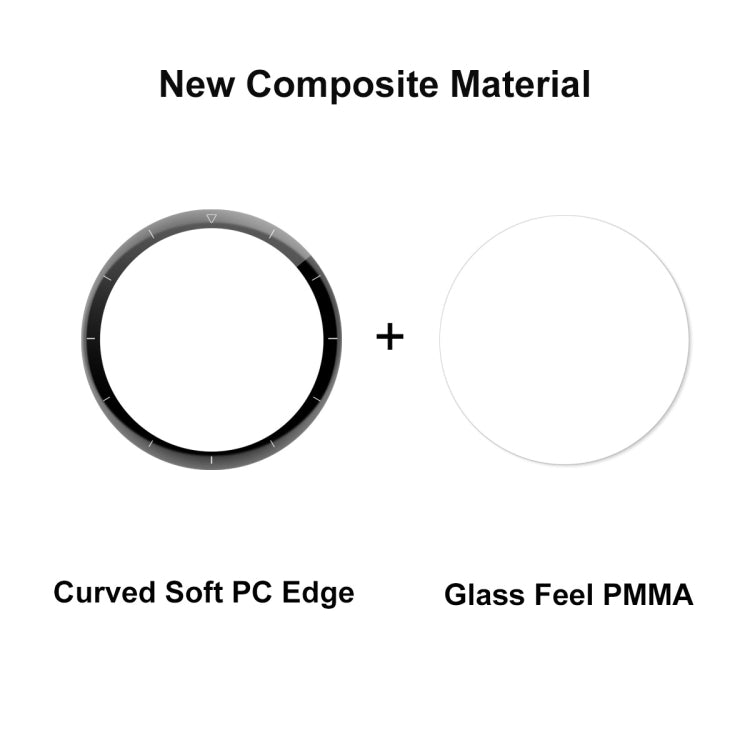 For Huawei Watch GT 3 Pro 46mm ENKAY 3D Full Coverage Soft PC Edge + PMMA HD Screen Watch Film