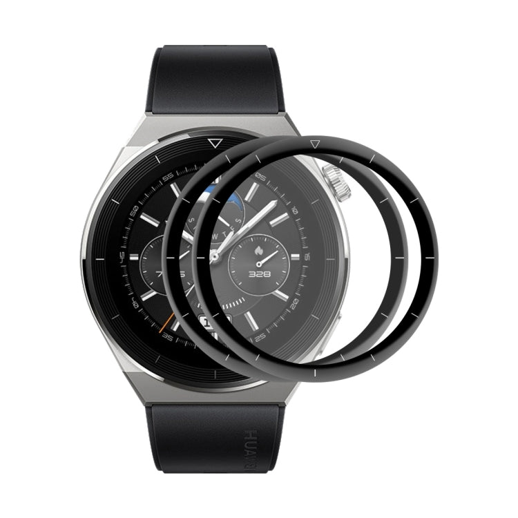 For Huawei Watch GT 3 Pro 46mm ENKAY 3D Full Coverage Soft PC Edge + PMMA HD Screen Watch Film