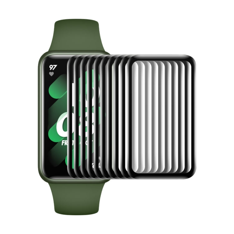 For Huawei Band 7/6 / Honor Band 6 ENKAY 3D Full Coverage Soft PC Edge + PMMA HD Screen Watch Film