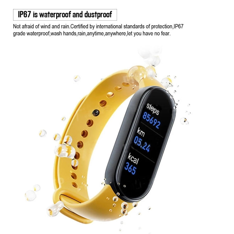 M7 0.96 inch Color Screen Smart Watch,Support Heart Rate Monitoring/Blood Pressure Monitoring