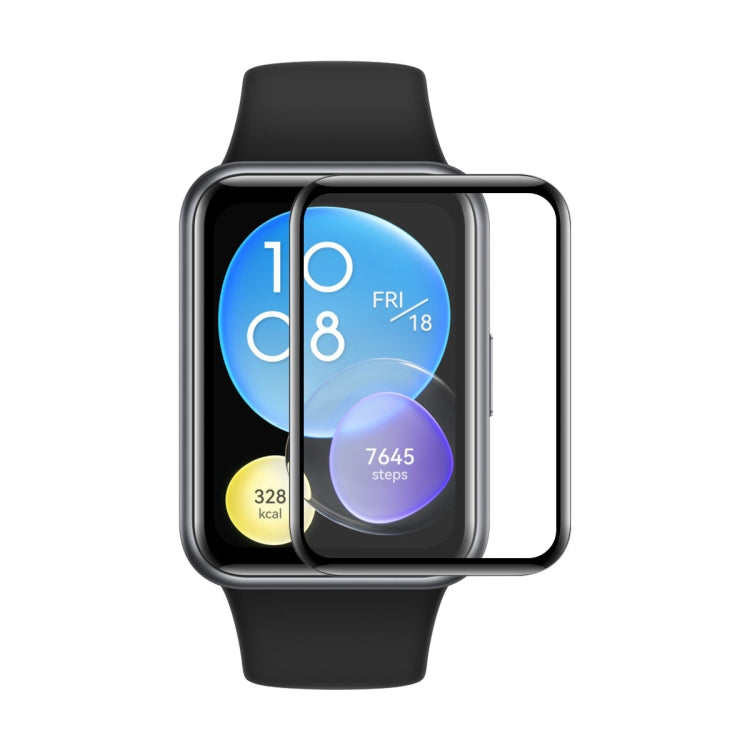 For Huawei Watch Fit 2 ENKAY Hat-Prince 3D Full Coverage Soft PC Edge + PMMA HD Screen Protector Film