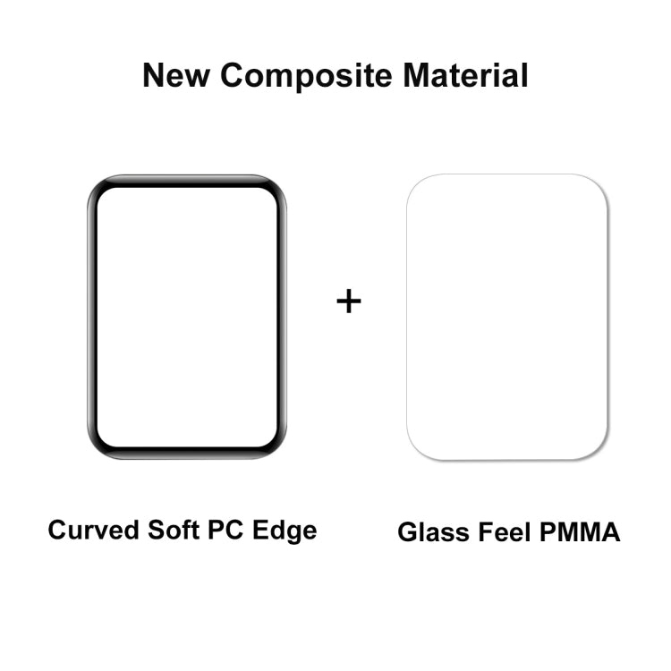 For Huawei Watch Fit 2 ENKAY Hat-Prince 3D Full Coverage Soft PC Edge + PMMA HD Screen Protector Film