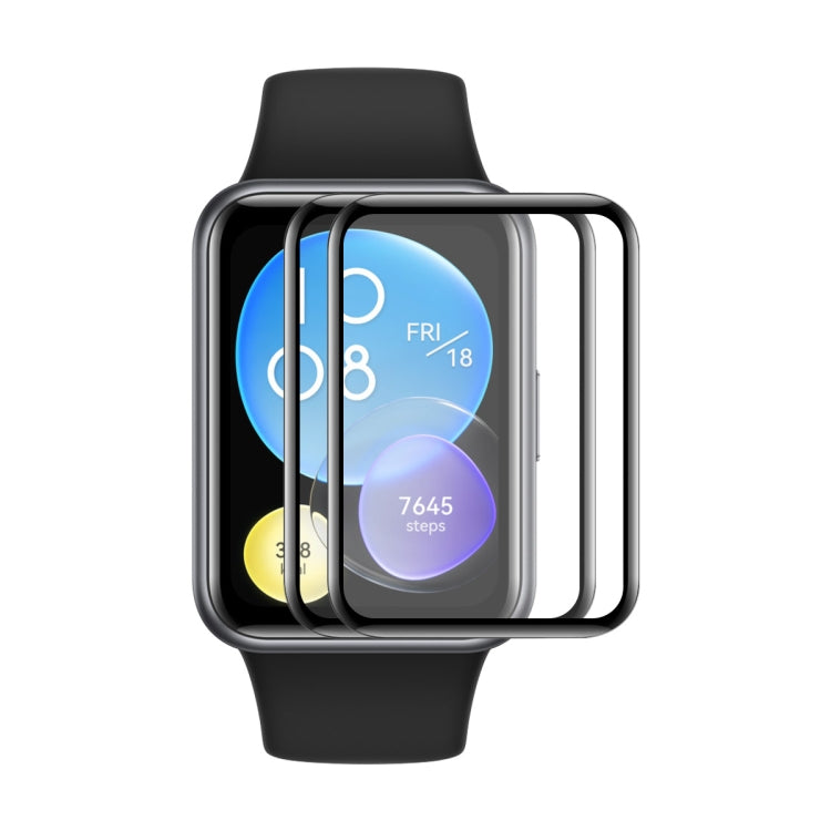 For Huawei Watch Fit 2 ENKAY Hat-Prince 3D Full Coverage Soft PC Edge + PMMA HD Screen Protector Film