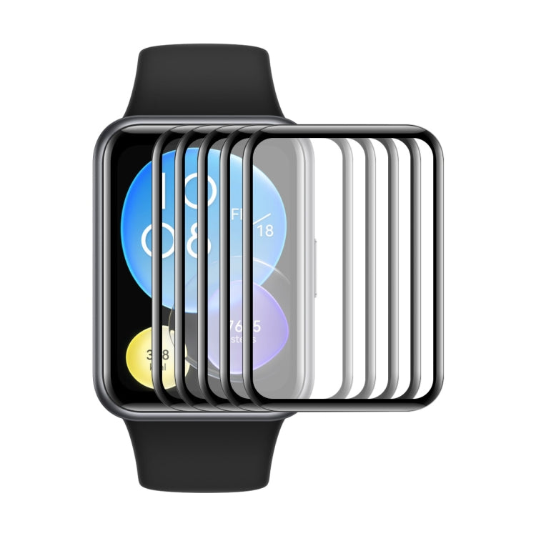 For Huawei Watch Fit 2 ENKAY Hat-Prince 3D Full Coverage Soft PC Edge + PMMA HD Screen Protector Film