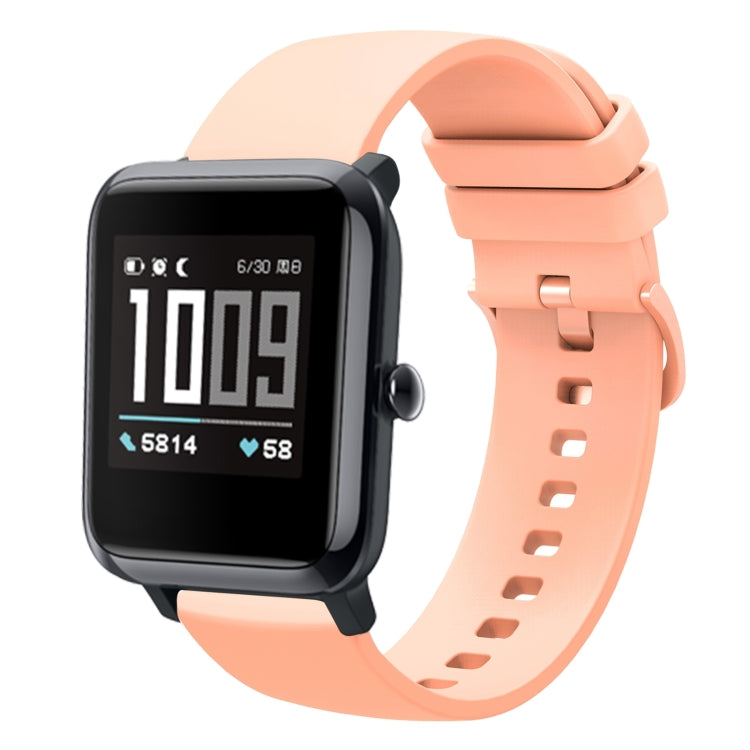 20mm Solid Color Soft Silicone Watch Band