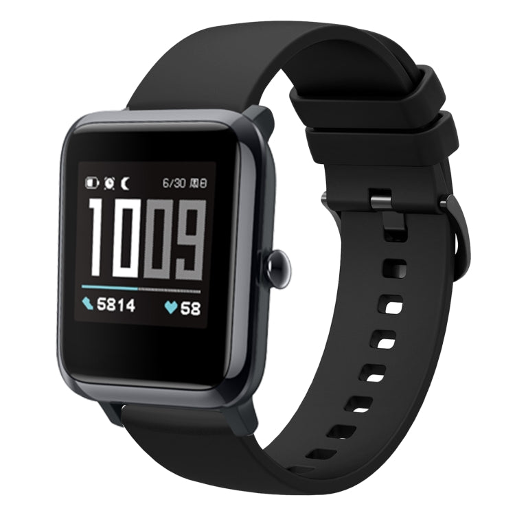 20mm Solid Color Soft Silicone Watch Band