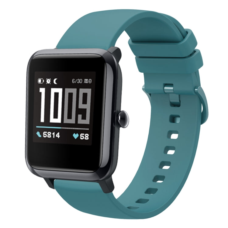 20mm Solid Color Soft Silicone Watch Band