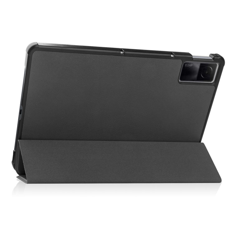 For Xiaomi Redmi Pad 10.61 inch ENKAY Tri-fold Custer Texture Leather Stand Smart Case