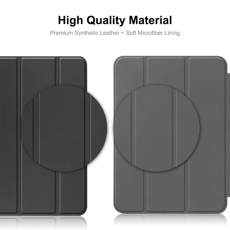 For Xiaomi Redmi Pad 10.61 inch ENKAY Tri-fold Custer Texture Leather Stand Smart Case