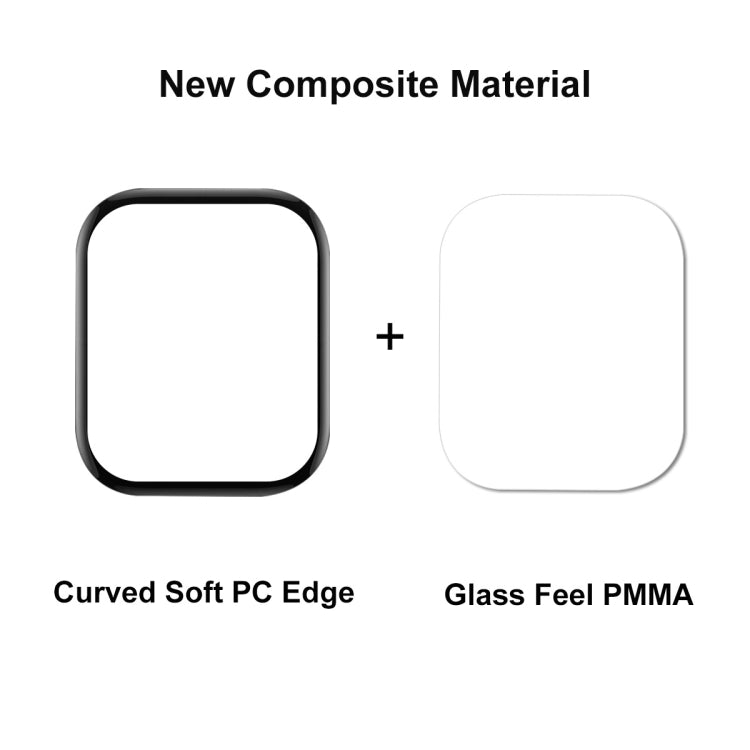 For Amazfit GTS 4 ENKAY 3D Full Coverage Soft PC Edge + PMMA HD Screen Protector Film