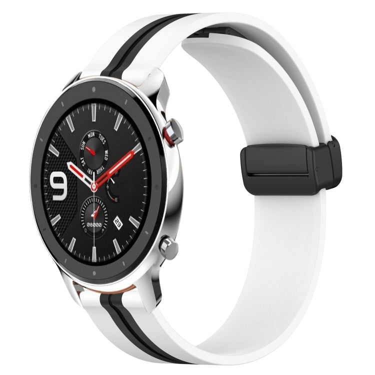22mm Folding Magnetic Clasp Silicone Watch Band