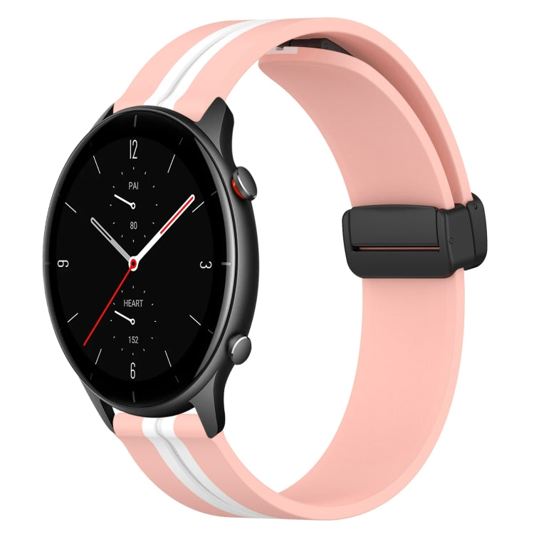 22mm Folding Magnetic Clasp Silicone Watch Band