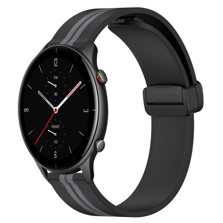 22mm Folding Magnetic Clasp Silicone Watch Band