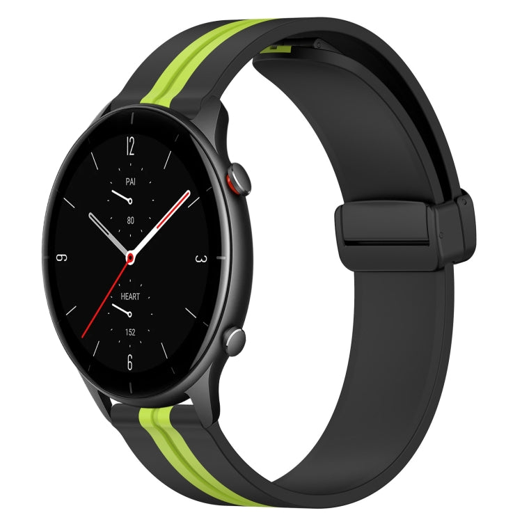 22mm Folding Magnetic Clasp Silicone Watch Band