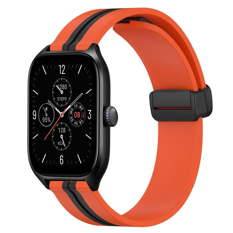 20mm Folding Magnetic Clasp Silicone Watch Band