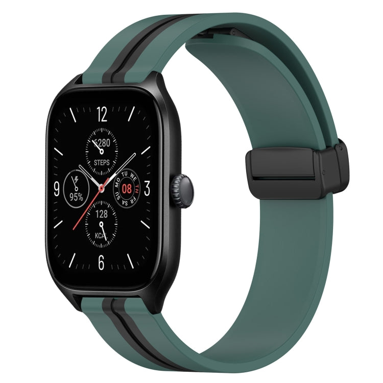 20mm Folding Magnetic Clasp Silicone Watch Band
