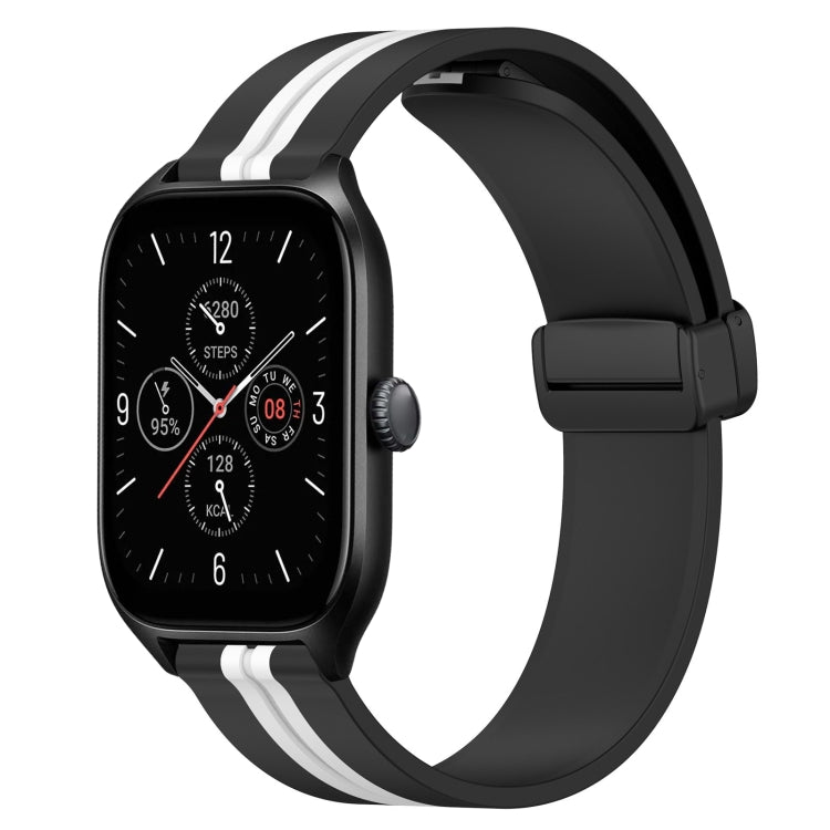 20mm Folding Magnetic Clasp Silicone Watch Band