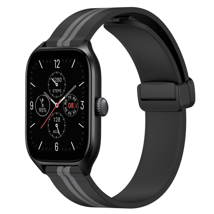 20mm Folding Magnetic Clasp Silicone Watch Band