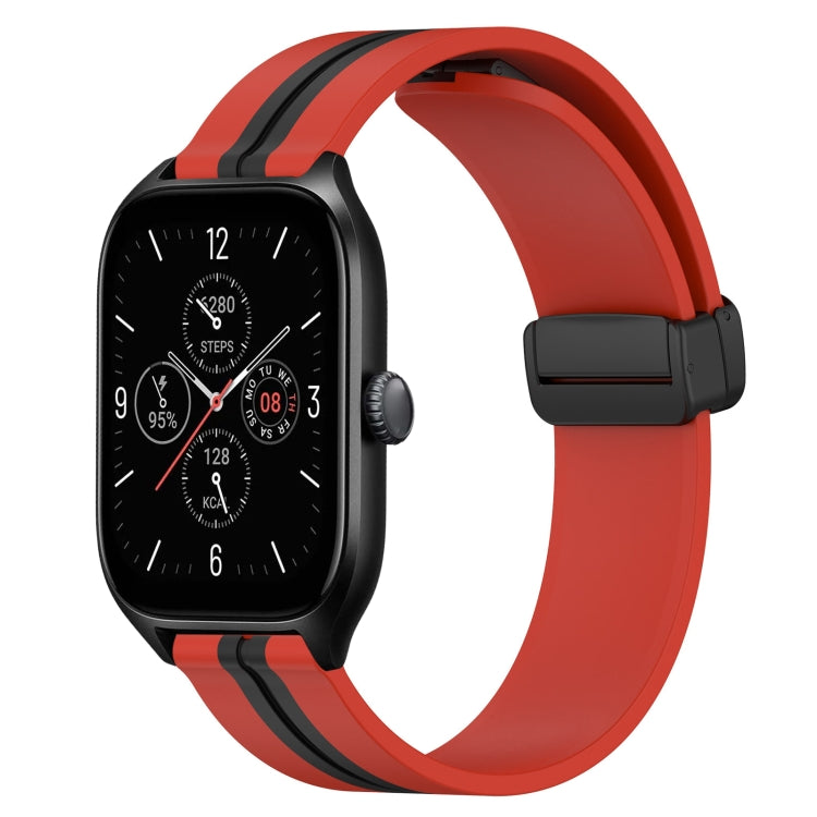 20mm Folding Magnetic Clasp Silicone Watch Band