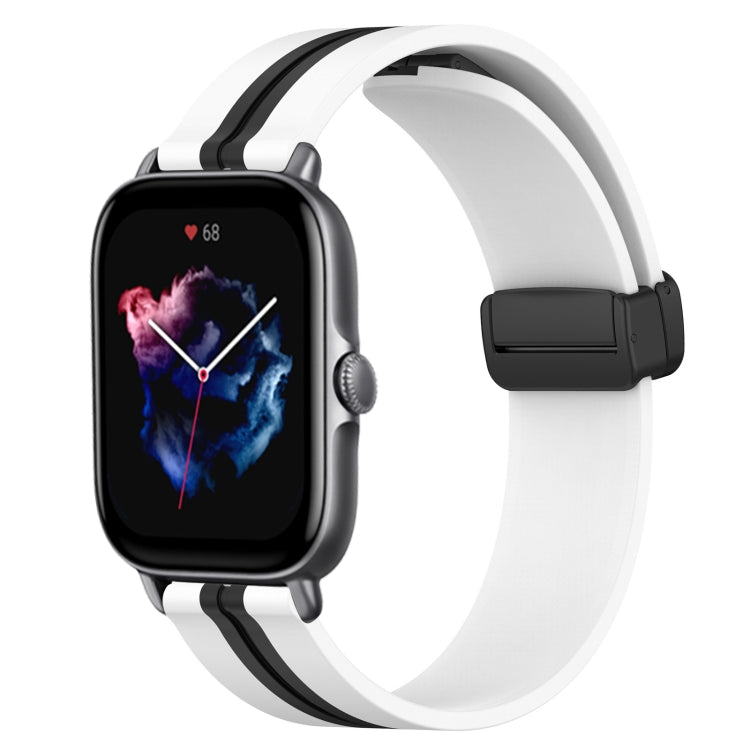 20mm Folding Magnetic Clasp Silicone Watch Band