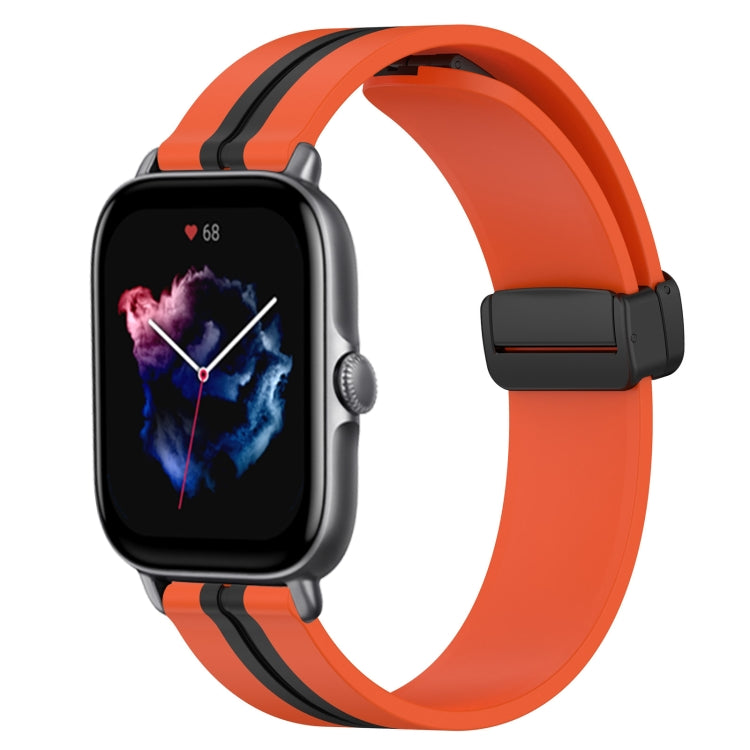 20mm Folding Magnetic Clasp Silicone Watch Band