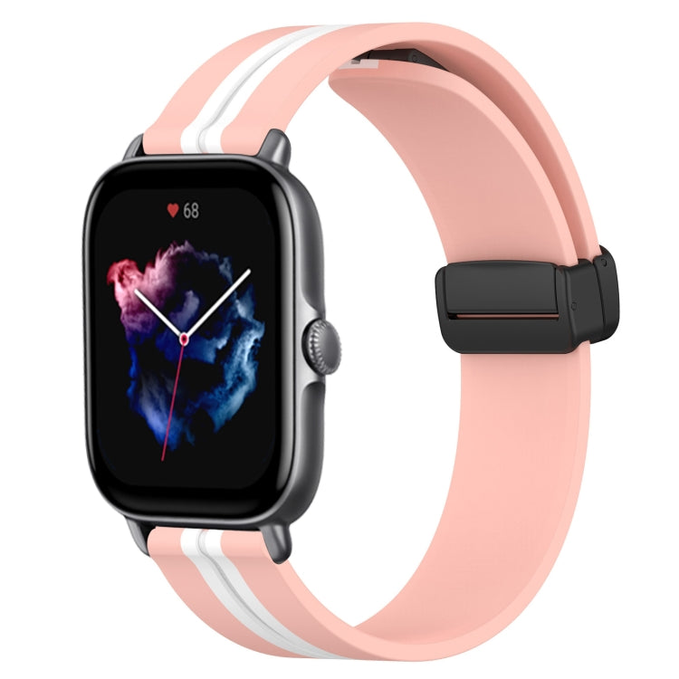 20mm Folding Magnetic Clasp Silicone Watch Band