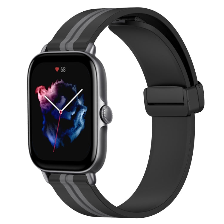 20mm Folding Magnetic Clasp Silicone Watch Band