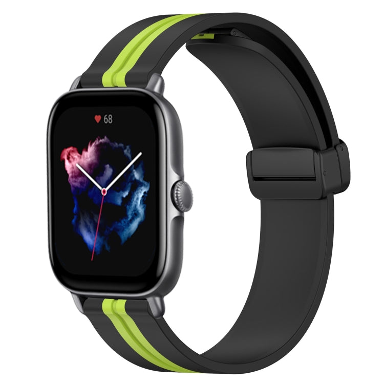 20mm Folding Magnetic Clasp Silicone Watch Band