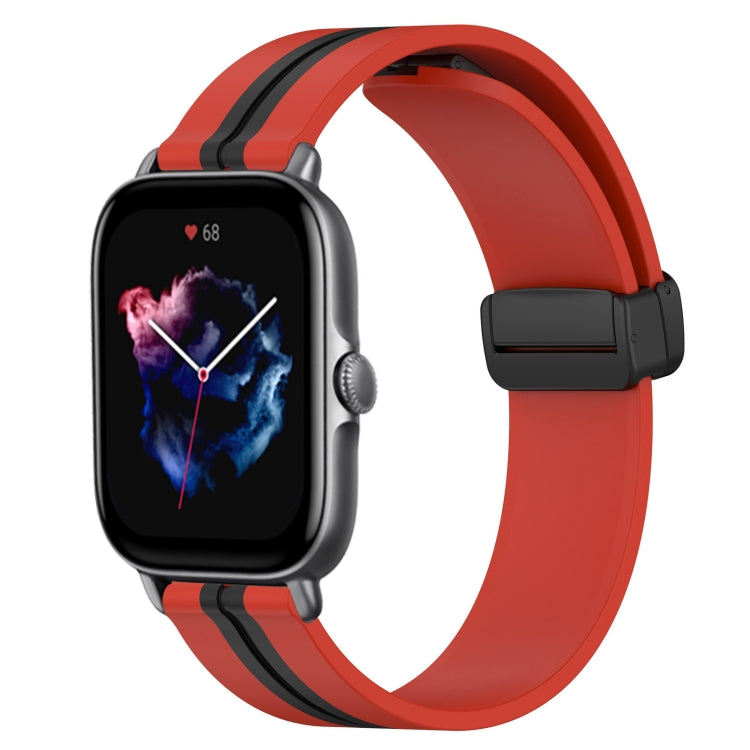 20mm Folding Magnetic Clasp Silicone Watch Band