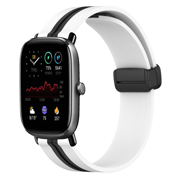 20mm Folding Magnetic Clasp Silicone Watch Band