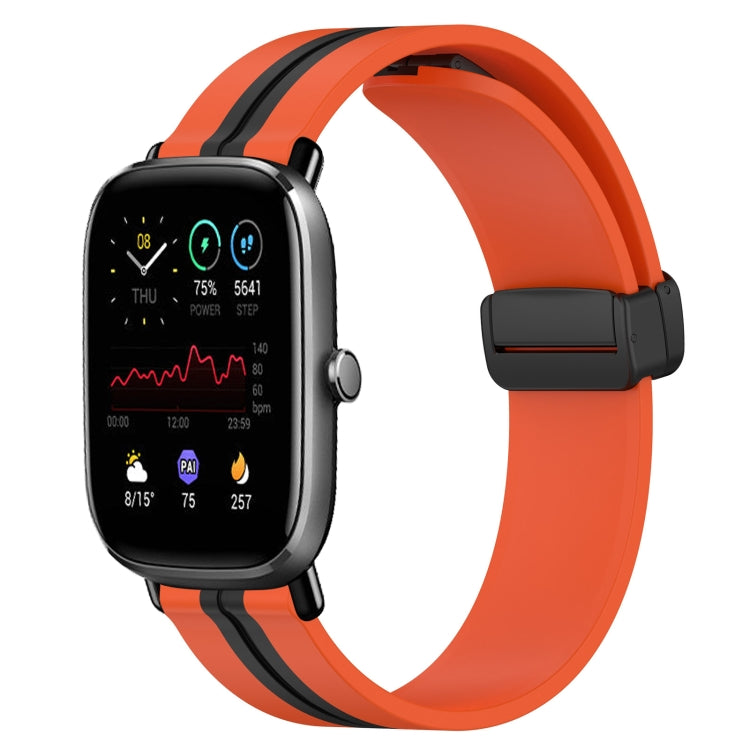 20mm Folding Magnetic Clasp Silicone Watch Band