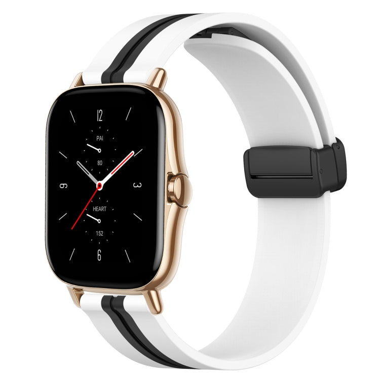 20mm Folding Magnetic Clasp Silicone Watch Band