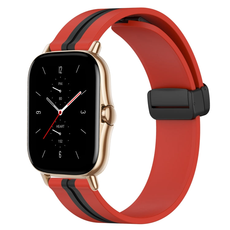 20mm Folding Magnetic Clasp Silicone Watch Band