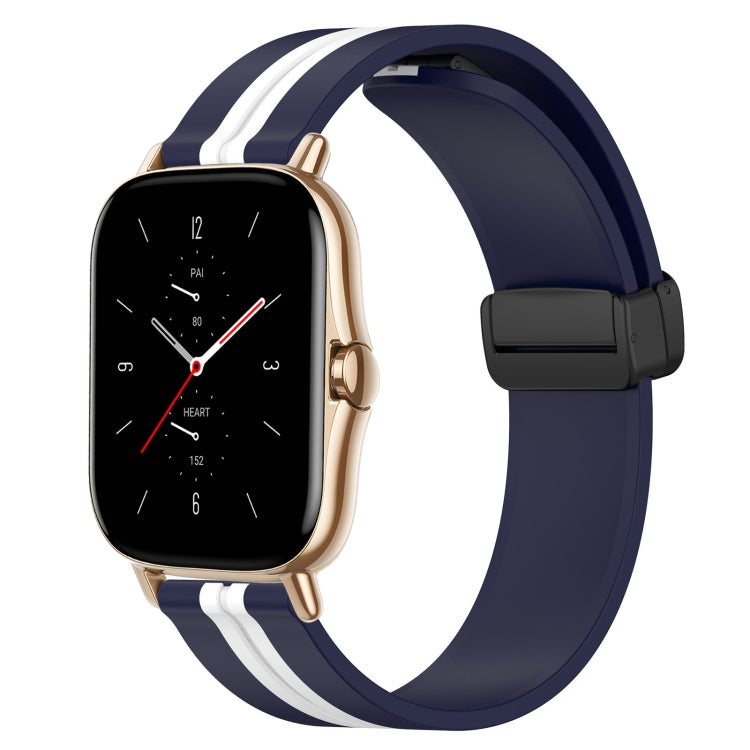 20mm Folding Magnetic Clasp Silicone Watch Band