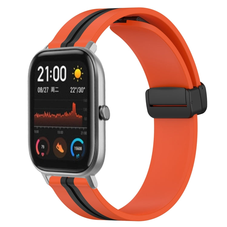 20mm Folding Magnetic Clasp Silicone Watch Band