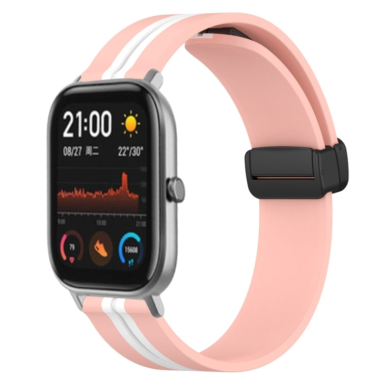 20mm Folding Magnetic Clasp Silicone Watch Band