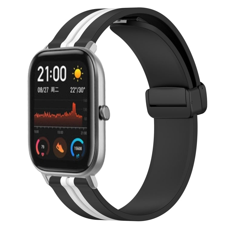 20mm Folding Magnetic Clasp Silicone Watch Band